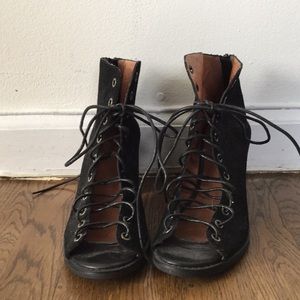 Jeffrey Campbell Cors Lace Up Bootie